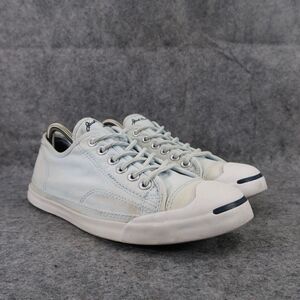Converse Shoes Womens 9 Sneakers Jack Purcell Ox Classic Canvas Retro Blue Low